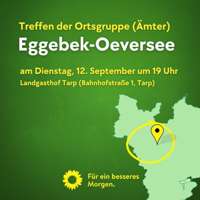 Offenes Treffen der neuen Ortsgruppe der Ämter Eggebek und Oeversee
