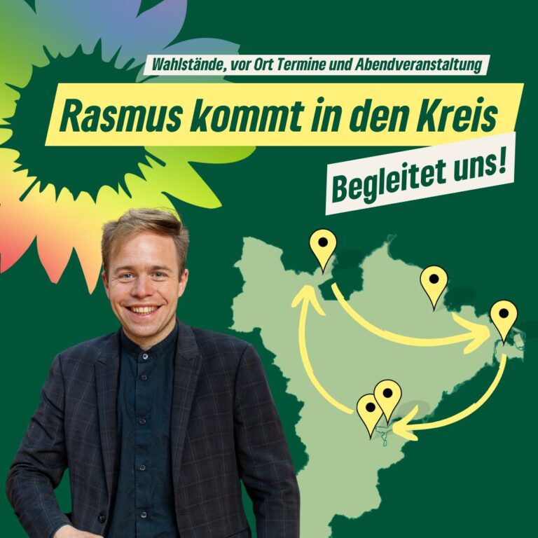 🇪🇺 Rasmus Andresen auf Wahlkampftour durch Schleswig-Flensburg