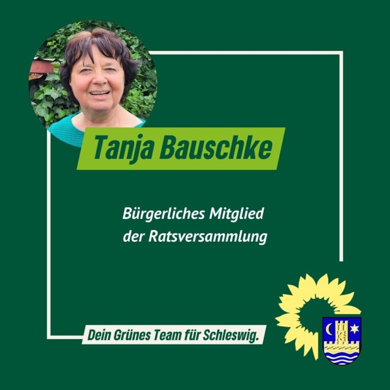 Dein Grünes Team für Schleswig: Tanja Bauschke