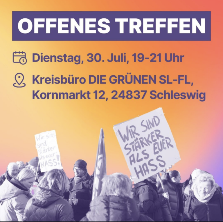 Offenes Treffen des „Bündnisses für Demokratie Schleswig-Flensburg“