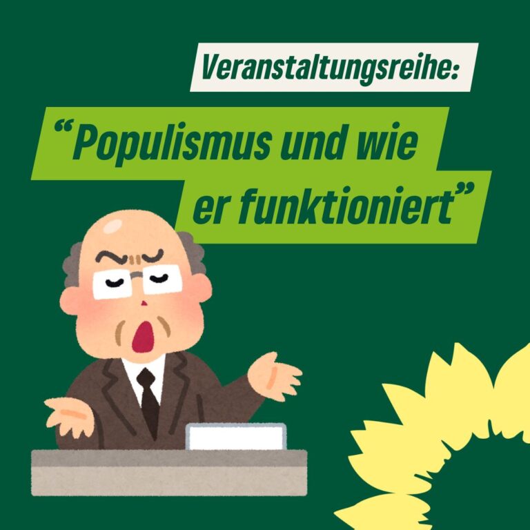 Veranstaltungsreihe mit Kerstin Leidt: „Populismus und wie er funktioniert“