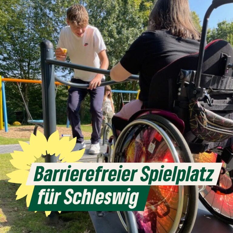 Barrierefreier Spielplatz für Schleswig