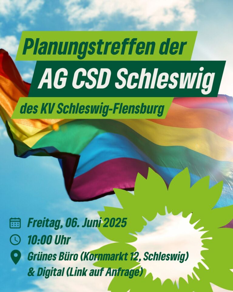 Mach mit beim ersten CSD in Schleswig!