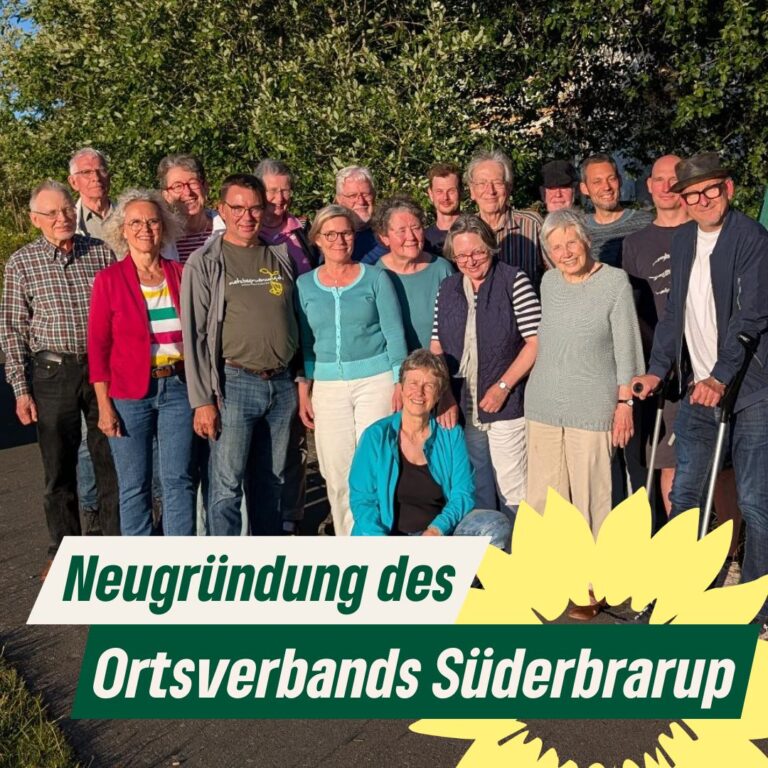 Pressemitteilung- BÜNDNIS 90/DIE GRÜNEN gründen Ortsverband Süderbrarup