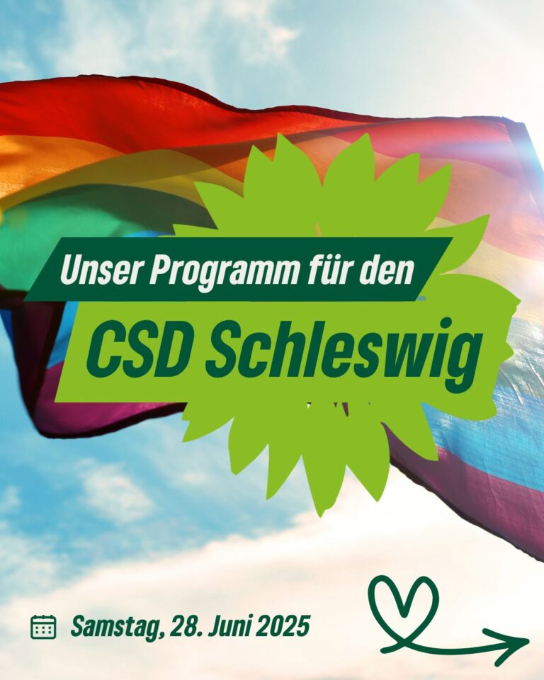 Unser Programm zum 🏳️‍🌈 ersten CSD in Schleswig 🏳️‍🌈