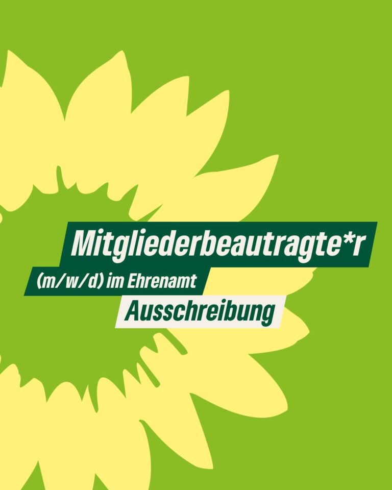 Ausschreibung: Mitgliederbeauftragte*r (m/w/d) im Ehrenamt