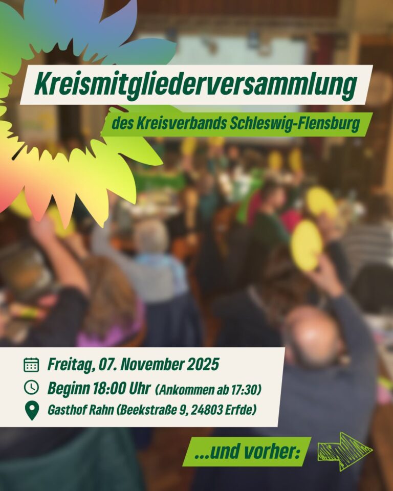 Einladung zur Kreismitgliederversammlung in Erfde