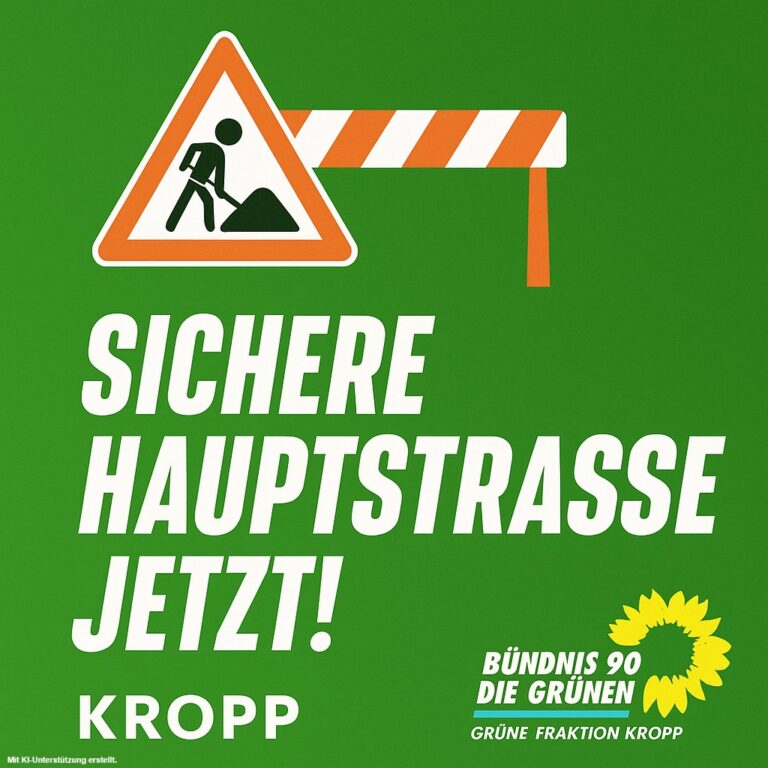 Mehr Sicherheit in der Hauptstraße – Antrag der Grünen für sichere Wege während der Baustelle ehemals Gasthof Bandholz