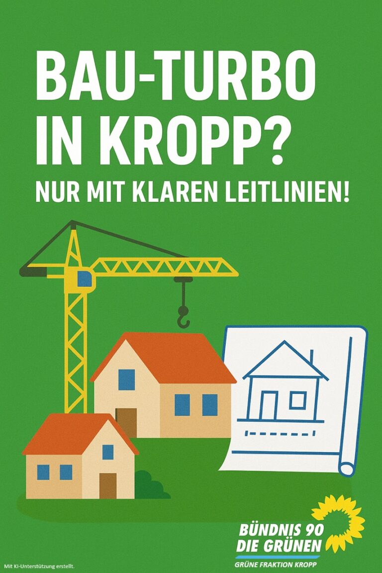 Bau-Turbo in Kropp? Nur mit klaren Leitlinien.