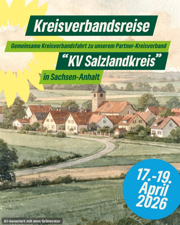 Einladung zur Kreisverbandsreise: gemeinsamer Besuch unseres Partner-Kreisverbands Salzlandkreis (Sachsen-Anhalt)