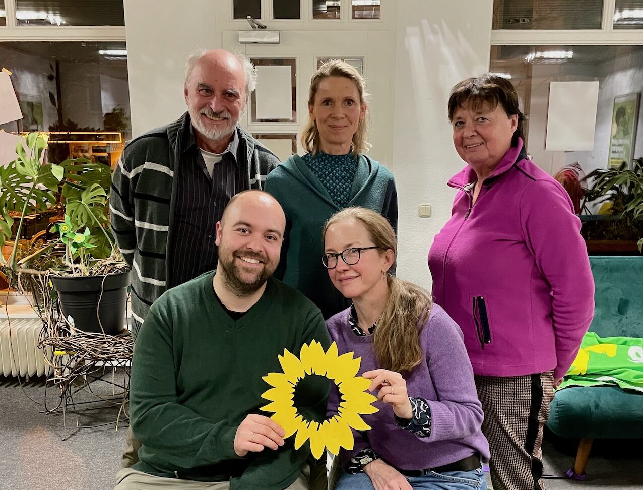 Foto vom Vorstand Grüner Ortsverband Schleswig