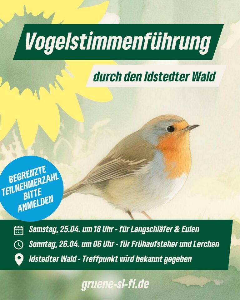 Vogelstimmenführung durch den Idstedter Wald