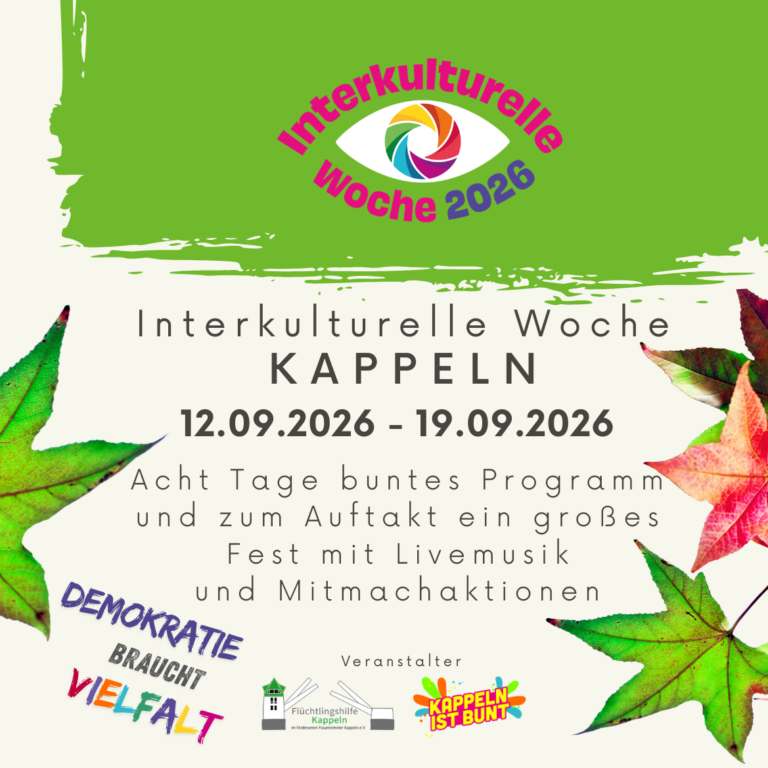 Interkulturelle Woche 2026 in Kappeln